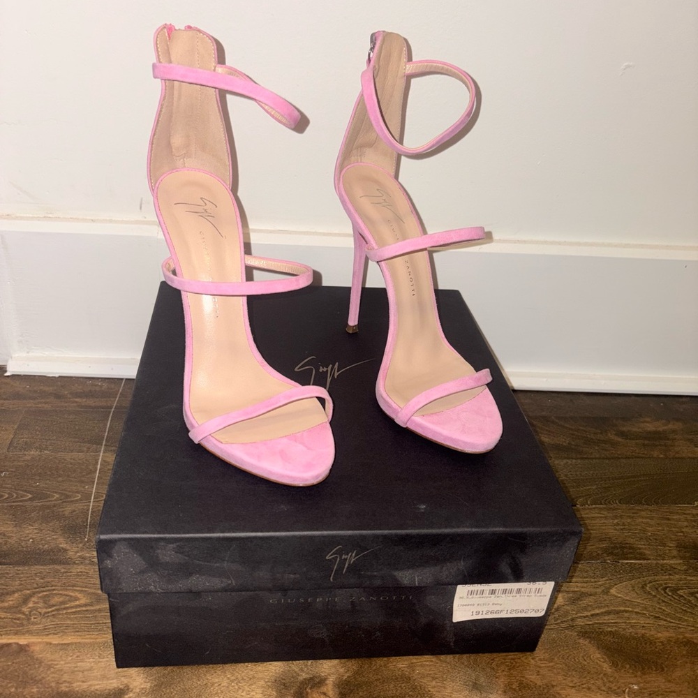 Giuseppe Zanotti Pink Strappy Heels